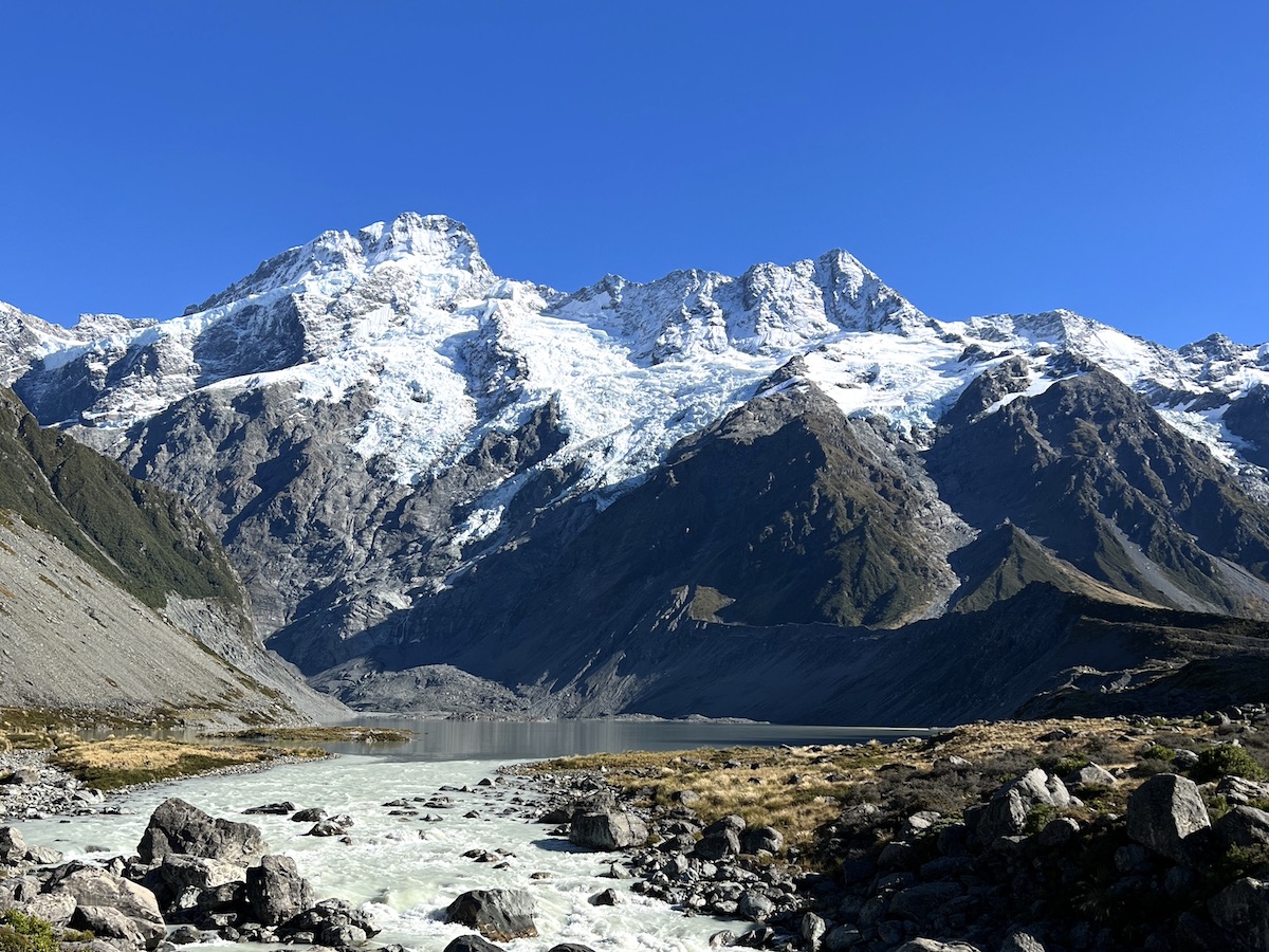 < 紐西蘭 庫克山 >  紐西蘭的第一高峰 Mount Cook